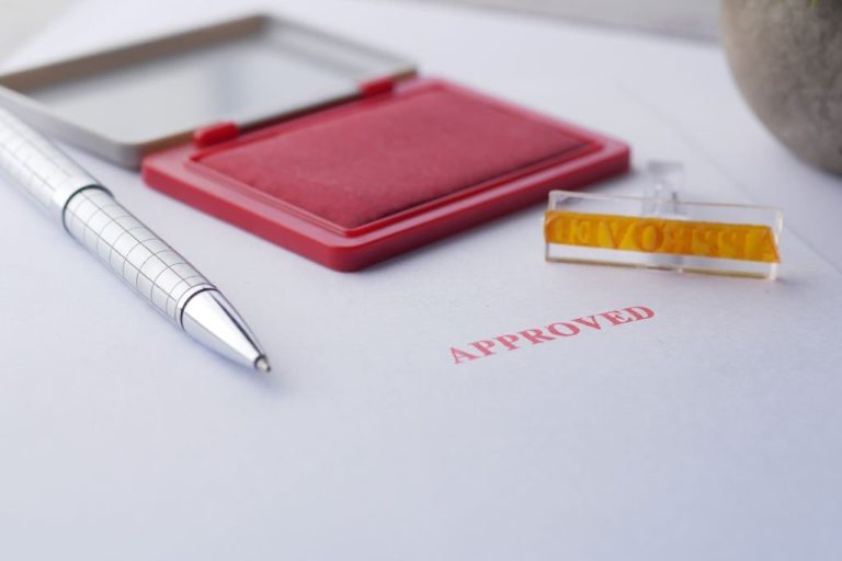 Stamping Document with Approving Contract